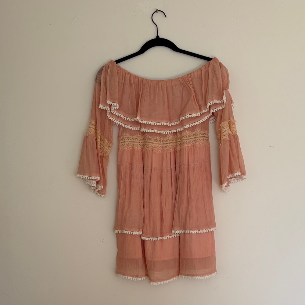 Boho Dress- Peach